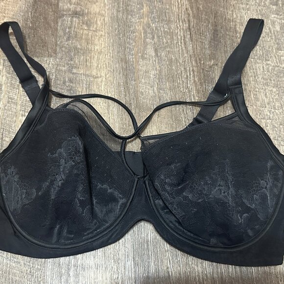 Understance Harper Smooth Lace FlexWire Strappy Soft Cup Bra 38DD Intimates - Picture 2 of 4